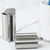 Bath Accessory Set Toothpaste Squeezer Stainless Steel Bathroom Wall Soft Tube Cream Dispenser Tool L