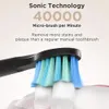 فرشاة الأسنان Fairywill FW-508 Sonic Electric Frustbrush Rechargeable Brush 5 أوضاع شحن سريع فرشاة الأسنان 8 رؤوس الفرشاة للبالغين 231102