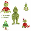 Jouets en peluche Grinch de noël, fourrure de monstre vert Animal 16 pouces, décorations de cadeaux de fête d'anniversaire de noël pour enfant 1102