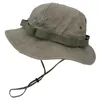 Cycling Caps Masks Men's Panama Hat Tooling Style Bucket Hat Men's Outdoor Fisherman Hat Hiking Camping Sunshade Anti-UV Boogie Hat 231102