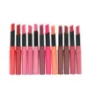 Crayon à lèvres mat, bâtons de rouge à lèvres, nuances de couleur, couverture complète, longue durée, facile à porter, maquillage naturel, batom