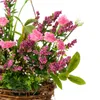 装飾花ドアハンガーバスケットリース季節のウェルカムサインフロントデコレーション母の日装飾春の休日
