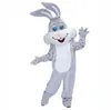 High quality Cute Rabbit Mascot Costume Carnival Unisex Outfit Adults Size Halloween Christmas Birthday Party Outdoor Dress Up Promotional Props