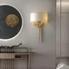 ウォールランプヴィンテージクリエイティブランプツリーブランチホーム装飾照明器具銅ゴールドrrtro antler sconceリビングルーム装飾ライト