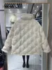Women's Down Parkas Lagabogy 2023 nouveau hiver femmes 90% duvet de canard blanc manteau vison fourrure couture épaisse veste Fe court Parkas coupe-vent vêtements d'extérieur L231102