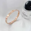 Designer Trend Classic Carter Diamonds 18K Rose Gold Titanium Steel Armband Ins Design Känn hand smycken 2GKS