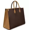 Onthego Borse di lusso firmate Borsa da donna in movimento Borse da mm Borsa tote Borsa a tracolla calda da donna con fiore Borsa a tracolla casual in vera pelle da donna Grande con scatola