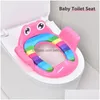 Seat Ers Training Backrest Chair With Armrest Children Potty Safe For Boy Girls Toilet Cushion Drop Delivery Dhrky