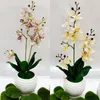 Decorative Flowers & Wreaths Simulation Ornaments Floral Art Artificial Orchids 3 Forks Home Decoration 55cm East Asia Wedding Scene