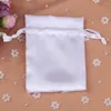 Shopping Bags 15pcs/lot 8x10cm Drawstring Silk Satin Bag Pouch Luxury Hair Jewelry Cosmetic Makeup Storage Packaging