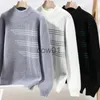 Men's Sweaters #4366 Winter Mohair Sweater Men Warm Knitted Mens Pullover Sweaters Round Neck Slim Basic Knitwear Sweater Black White Gray J231102