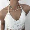 Gargantilla Chokers UODCM 2023 Coreano Colorido Pequeño Perlas de Moda Fresca Perla Frutas Collar de Fresa para Mujeres Niñas Joyería de Fiesta de Verano