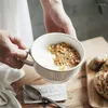 Muggar japansk mugg keramisk frukost kopp kontor vatten präglad personlighet dessert spannmål mjölk koppar hem kök drickkläder verktyg
