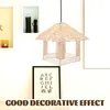 Pendant Lamps Decorative Lamp Rattan Chandelier Light Fixture Dining Room Lights Ceiling Hallway Weaving Bedroom