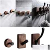 Hooks & Rails Hooks Wood Coat Heavy Duty Decorative Hat Hanger For Hanging-Coat Purse T84E Drop Delivery Home Garden Housekeeping Orga Dhvzx