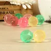 3CM Decompression Bouncy Ball Toys Pink Green Yellow Diamond Crystal Style Solid Rubber Ball Kids Toy Funny Kids Ball Toys