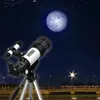 MONOCulars 70 mm stół astronomiczny teleskop 150x Początkujący monokularne obserwowanie księżycowe z statywem dziecięcym prezentem urodzinowym 231101