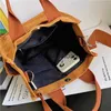 Umhängetaschen Lässige Canvas-Tasche Sout Koreanischer Stil und Tasche Damen Hochwertiges Canvas Soulder Umhängetasche Handtasche Soaper Walletstylishyslbags