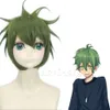 Danganronpa V3: tuer l'harmonie Rantaro Amami Cosplay perruque Costume vert cheveux synthétiques courts cosplay
