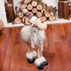 Decorazioni natalizie Retrattile di Natale Bambola di renna Decorazione natalizia Navidad Figurina Anno Alce Giocattoli Kid Regalo di Natale Ornamenti per l'albero di Natale 231102