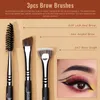 Pincéis de maquiagem Jessup Eye Makeup Brushes Set Profissional Pincel de maquiagem Sintético Eye Blending Brush Eyeshadow Brush Sobrancelha Crease Shader T341 231102