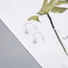 Boucles d'oreilles créoles étoile blanc Zircon Style mode automne bijoux pour femmes 2023 cadeau en argent Sterling 925 Super offres