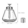 Gel per unghie Contenitori per liquidi Flacone in vetro da 180 ml Dispenser a pressione Pressa per rimozione smalto vuota