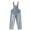 Women's Jeans S-xl Womens Female Denim Pant Spring Autumn Overalls Ankle-length Loose Casual Solid Color Ladies Trousers Clothes Hy41
