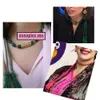 Chokers Natuursteen Kralen Neckalce Kwasten Ketting Handgemaakte Vrouwen Breien Choker Arabische Caftan Banket Sieraden Nekketting Sunspicems 231101