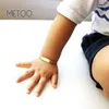 DOREMI Bracelet en or bijoux pour bébé Bracelets de nom personnalisé breloque en or enfant ID Bracelet en acier inoxydable enfants bracelets de plaque signalétique personnalisés 2305B