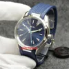 남자 시계 고품질 남성 디자이너 시계 41mm 스테인리스 스틸 접이식 버클 자동 기계 운동 스포츠 시계 007