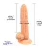 Brinquedos adultos milho silicone real vibrador anal plug com ventosa legumes vibrador brinquedos sexuais para mulheres vagina g-spot massagem masturbador bom 231101