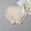 Intimo modellante da donna Intimo dimagrante in seta Vita media alta Glutei Sollevamento e mutandine di pizzo pancia Pantaloni da donna