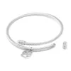 Aiovlo nuevo acero inoxidable ajustable Diy Charm pulsera brazalete accesorios pulsera fina joyería para hacer regalo de mujer Q0719320j