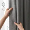 Curtain Modern Nordic Style Curtains Living Room Bedroom Luxury Thermal Insulation Sunscreen Full Shading Multi-color Selection