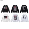 Erkek Hoodies Sweatshirt Kapalı Stil Moda Kazak Boyalı Ok Crow Stripe Hoodie ve Kadın Tshirts Off Beyaz Siyah Mui