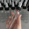 E CIGプラスチック製のドロッパーボトルは、キャップ30ml 50ml 60ml 100ml 120mlペン型ユニコーンボトル空のペットボトル用のe-liquid xvdbwを備えています