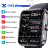 F57L Smart Watch Sleep Trzeba tętna Monitor Temperatura ciała 1,91 "Sports Smartwatch Bluetooth Call Tracker fitness