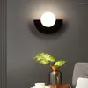 Lâmpada de parede Nordic LED Macaron Sconce para quarto cabeceira estudo fundo sala de estar corredor restaurante ambiente decoração iluminação