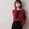 Kadın Sweaters Pullu Sequin Outplovers Casual Düz Renk Örgü Kore Moda Çok yönlü dip jumper'ları