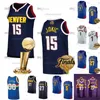 Nikola Jamal Murray Jokic Basketball Jersey Michael Porter Jr. Carmelo Anthony Allen Iverson Aaron Gordon Dikembe Mutombo Denvers Nuggetes 2023 Champions Jerseys