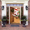 Christmas Decorations Christmas Outdoor Decorations Tapestry Party Background Hanging Carpet Santa Claus Greekn Figure Door Cover Xmas Backdrop Banner 231101