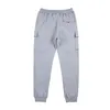 Topstoney 2023 nova bússola calças bordadas masculino casual multi-bolso pacote pé calças ginásio de fitness elástico respirável treino bottoms sweatpants ST-2299