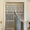 Rideau 1 pièce, rideaux de porte en Crochet rhomboïde avec cloison à franges, pour salon, décoration de la maison, 95cm de large x 150cm de hauteur, 231101