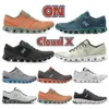 X Cloud Runnings On Shoes Federer Cushion sneakers Workout Cross Training Schoen zwart wit Aloe Lichtgewicht Schokabsorberend sne