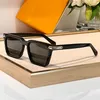 Óculos de sol de luxo para mulheres homens verão 1975 designer anti-ultravioleta retro placa moda quadrado acetato quadro completo passarela estilo ao ar livre uv400 óculos caixa aleatória