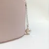 Anhänger 2023 S925 Sterling Silber Halskette Große Echte Perle Für Frauen Mit Licht Luxus Design Stil Modell Schmuck