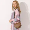 Kvällspåsar mjuk kohud äkta läder retro kvinnor crossbody väska hög kvalitet elegant lady axel messenger svart brunt datum