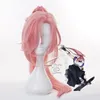 Parti Malzemeleri Anime Sk8 Infinity Cherry Blossom Cosplay Wig Alacak kuyruğu Isı Dayanıklı Sentetik Saç Perukları Cadılar Bayramı