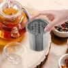 Ensembles de vaisselle 3 pièces fuite de thé filtres en acier inoxydable filtres à infuseur pratique injecteur maison théière en métal insérer des crépines de dortoir résidu